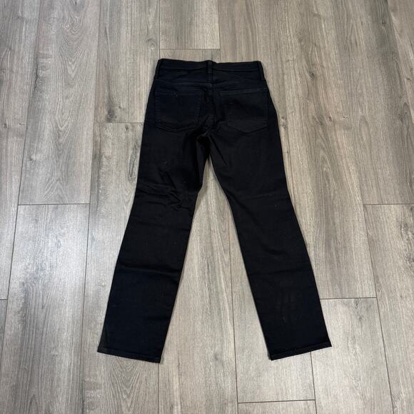 J.Crew 2003 Petite Slim Jean SZ 24P Black Classic Mid-Rise Super Stretch Zip Fly - Picture 6 of 8